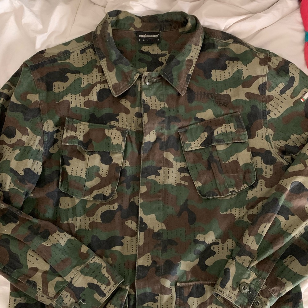 The Hundreds Camo Jacket Size XL